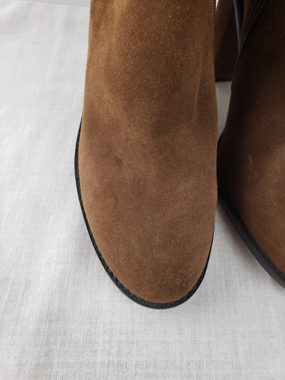 Gianni Bini Barrine Brown Suede Over-the-Knee High Block Heel Boots Womens 11